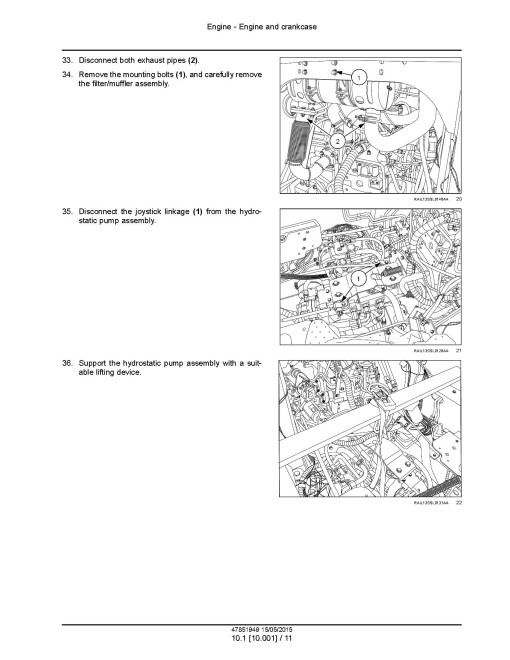New Holland L218 (SN from NDM449275) and L220 (SN from NDM456673) Tier 4B Final Skid Steer Loaders Service Manual (47851949) New Holland L218 (SN from NDM449275) and L220 (SN from NDM456673) Tier 4B Final Skid Steer Loaders Service Manual (47851949)