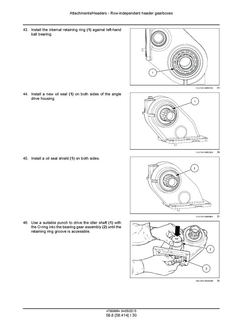 New Holland 980CF and 980CR Corn Headers Service Manual (47869964) New Holland 980CF and 980CR Corn Headers Service Manual (47869964)
