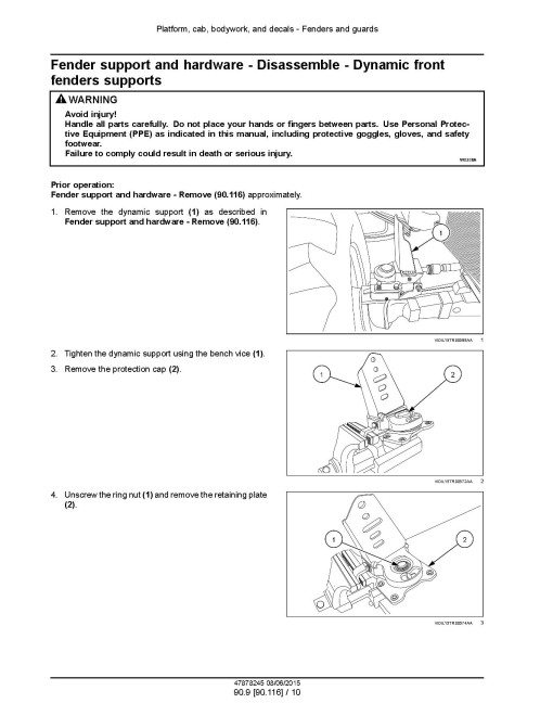 New Holland T4.100, T4.110, T4.120 and T4.90 Tier 4B Final Tractors (North American Edition) Service Manual (47878245) New Holland T4.100, T4.110, T4.120 and T4.90 Tier 4B Final Tractors (North American Edition) Service Manual (47878245)