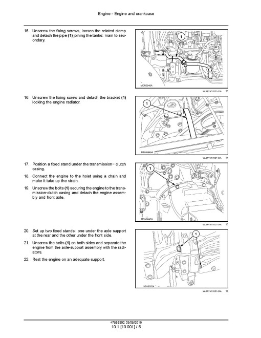 New Holland T4030V and T4040V up to MY2012 Tractors (Latin America) Service Manual (47888352)