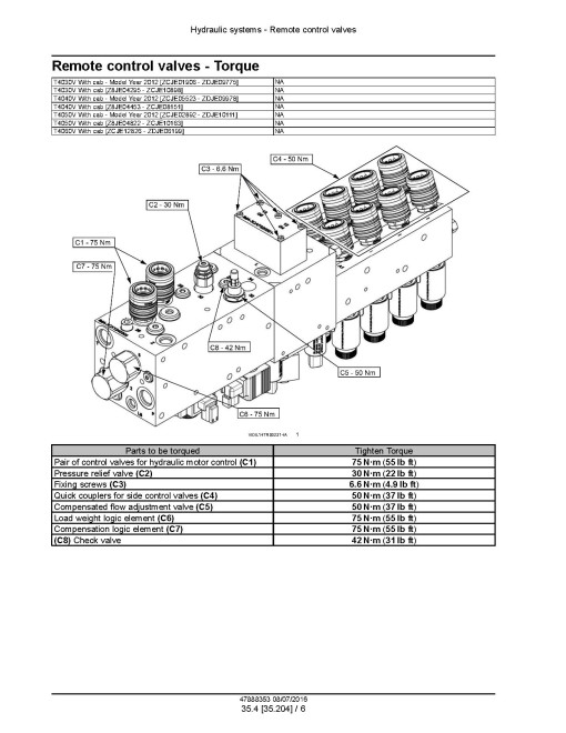 New Holland  T4030V, T4040V, T4050V  and T4060V Tier 3 Tractors (North American Edition) Service Manual (47888353)