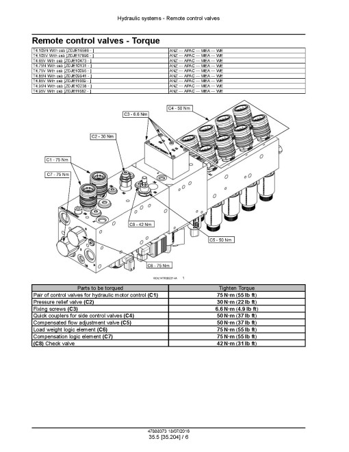 New Holland T4.105N, T4.105V, T4.65V, T4.75N, T4.75V, T4.85N, T4.85V, T4.95N and T4.95V Tractors (Export Edition) Service Manual (47888373) New Holland T4.105N, T4.105V, T4.65V, T4.75N, T4.75V, T4.85N, T4.85V, T4.95N and T4.95V Tractors (Export Edition) Service Manual (47888373)