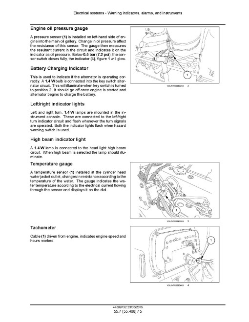 New Holland TT55, TT65, TT75 2WD and 4WD Tier 3 Tractors Service Manual (47899732)