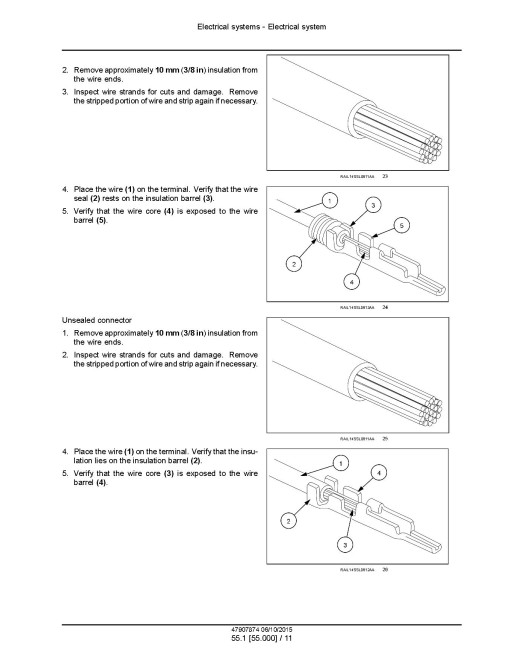 New Holland D125C (SN from NDDC12500,  NEDC12500, NFDC12500) Stage IIIB  Crawler Dozers Service Manual (47907874)