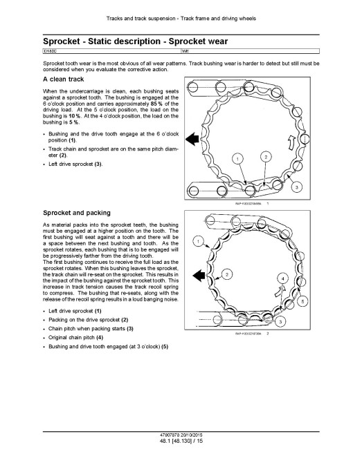 New Holland D180C (SN from NDDC18000, NEDC18000, NFDC18000) Stage IIIB Crawler Dozers Service Manual (47907878)