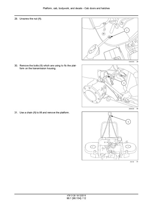 New Holland TD4.70F, TD4.80F and TD4.90F Tractors Service Manual (47913129)