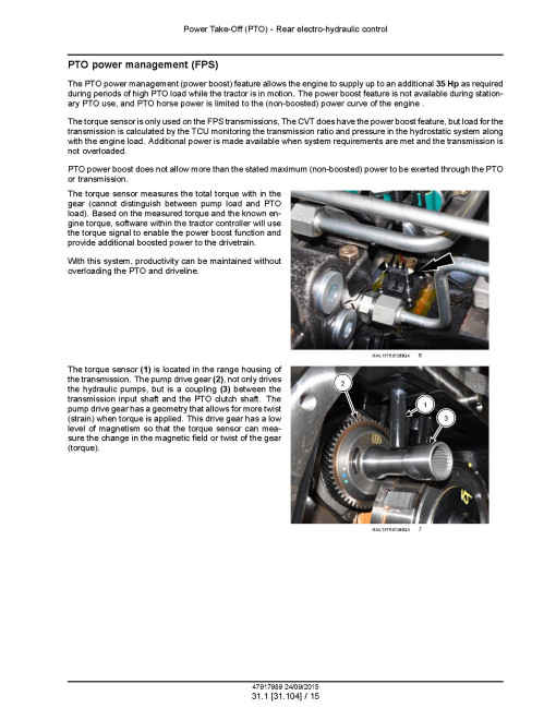 New Holland T8.320, T8.350, T8.380, T8.410, SmartTrax T8.380 and T8.410 Tractors with PST (North America, Australia, New Zealand) Service Manual (47917989)