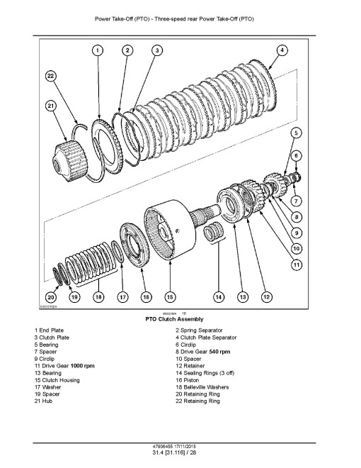 New Holland T7.230, T7.245, T7.260, AutoCommand T7.230, T7.245, T7.260 and T7.270 Tier 4B Final Tractors (North America) Service Manual (47936455)