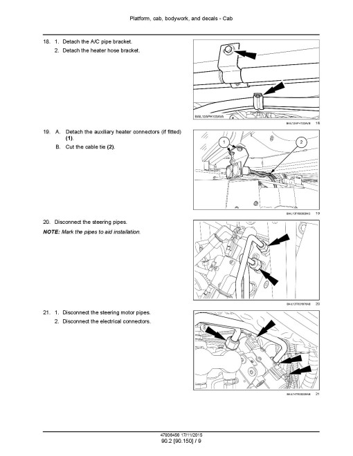 New Holland T7.230, T7.245, T7.260, AutoCommand T7.230, T7.245, T7.260 and T7.270 Tier 4B Final Tractors (Export) Service Manual (47936456) New Holland T7.230, T7.245, T7.260, AutoCommand T7.230, T7.245, T7.260 and T7.270 Tier 4B Final Tractors (Export) Service Manual (47936456)
