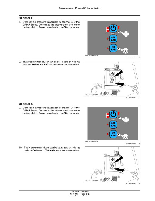New Holland T7.175, T7.190, T7.210, AutoCommand T7.175, T7.190, T7.210 and T7.225 Tier 4B Final Tractors (Export) Service Manual (47936463) New Holland T7.175, T7.190, T7.210, AutoCommand T7.175, T7.190, T7.210 and T7.225 Tier 4B Final Tractors (Export) Service Manual (47936463)
