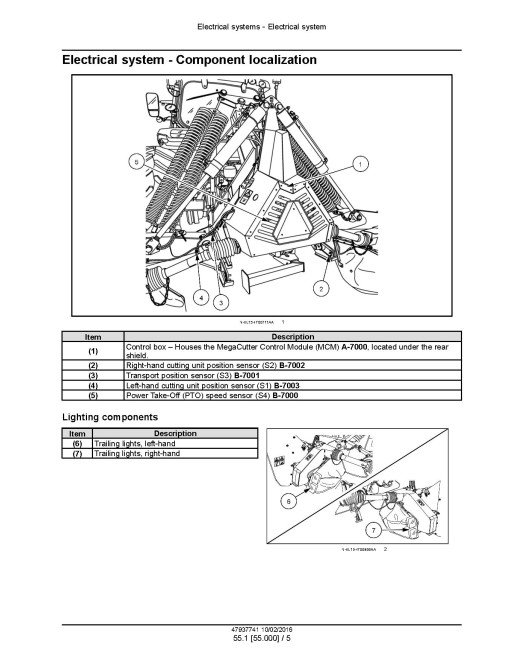 New Holland MegaCutter 512 and 530 Disc Mower-Conditioners Service Manual (47937741) New Holland MegaCutter 512 and 530 Disc Mower-Conditioners Service Manual (47937741)