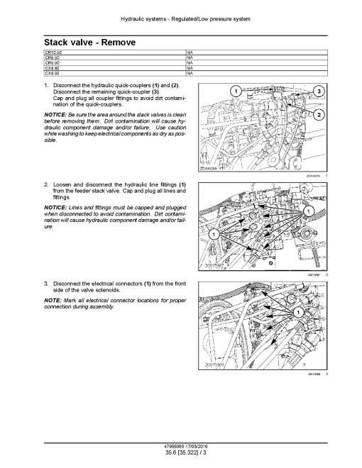 New Holland CX8.80, CR10.90 Tier 4B Final and CR8.90, CR9.90, CX8.90 Tier 4A Combines Service Manual (47956065) New Holland CX8.80, CR10.90 Tier 4B Final and CR8.90, CR9.90, CX8.90 Tier 4A Combines Service Manual (47956065)