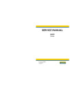 New Holland 380FP Auger Headers Service Manual (47998496)