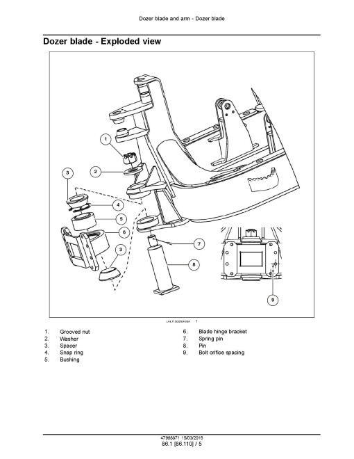 New Holland D140B Crawler Dozers Service Manual (47998871)