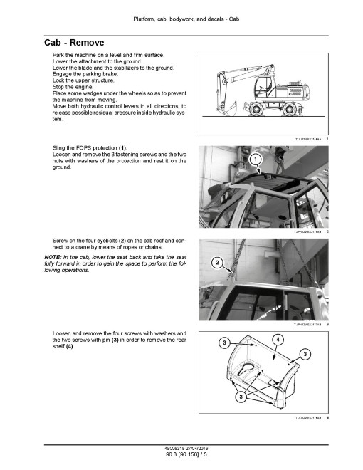 New Holland WE210B Wheeled Excavators Service Manual (48005315) New Holland WE210B Wheeled Excavators Service Manual (48005315)