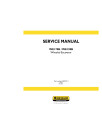 New Holland WE170B and WE190B Wheeled Excavators Service Manual (48017211)