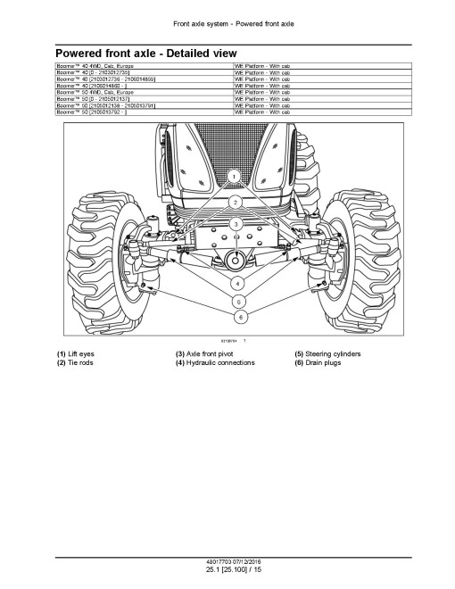 New Holland Boomer 40 CAB and 50 CAB Compact Tractors (Europe) Service Manual (48017703)
