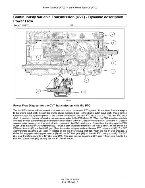 New Holland Boomer 54D CVT Tier 4B Final Compact Tractors (Europe) Service Manual (48017704)
