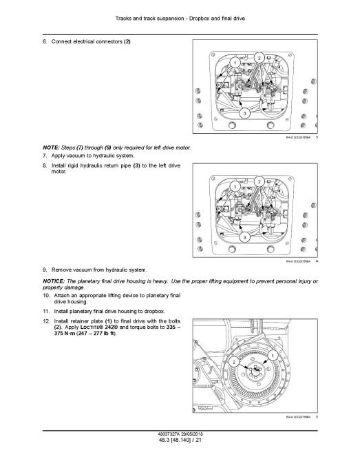 New Holland D180C Tier2, Tier3 Crawler Dozers Service Manual (48037327) New Holland D180C Tier2, Tier3 Crawler Dozers Service Manual (48037327)