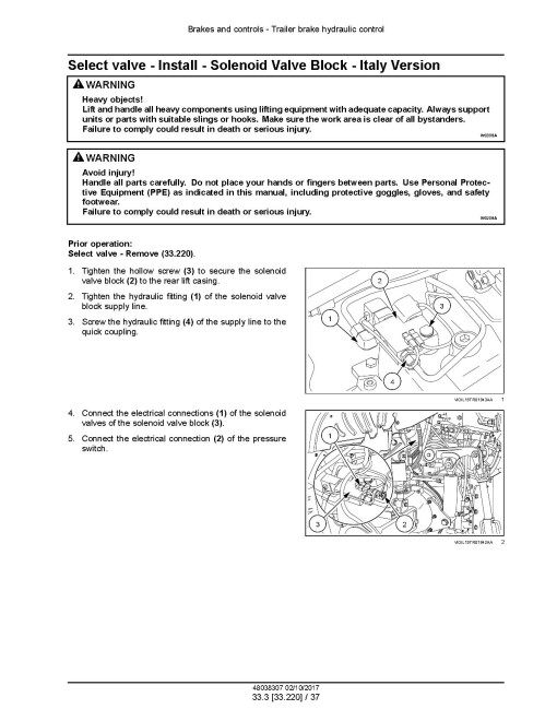 New Holland Electro Command T5.100, T5.110 and T5.120 Tractors (Export) Service Manual (48038307) New Holland Electro Command T5.100, T5.110 and T5.120 Tractors (Export) Service Manual (48038307)