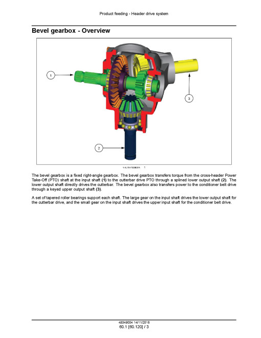 New Holland Discbine 313 and 316 Disk Mower-Conditioners Service Manual (48049004)