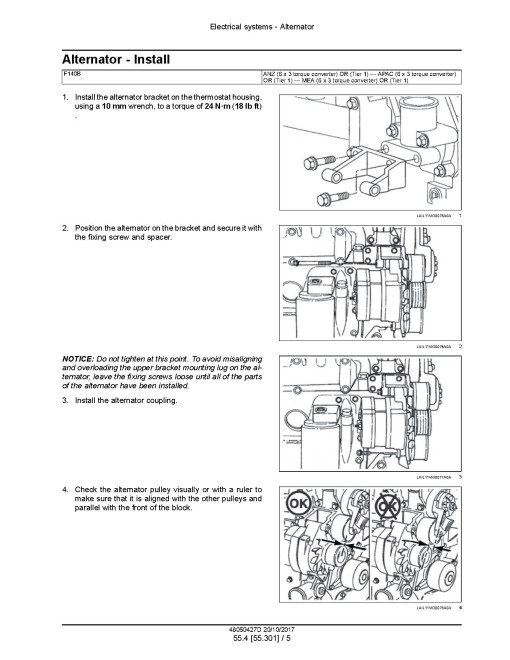 New Holland F140B VHP, F170B VHP and F200B VHP Tier 3 Motor Graders (Latin America, South Africa, Asia) Service Manual (48050427D) New Holland F140B VHP, F170B VHP and F200B VHP Tier 3 Motor Graders (Latin America, South Africa, Asia) Service Manual (48050427D)
