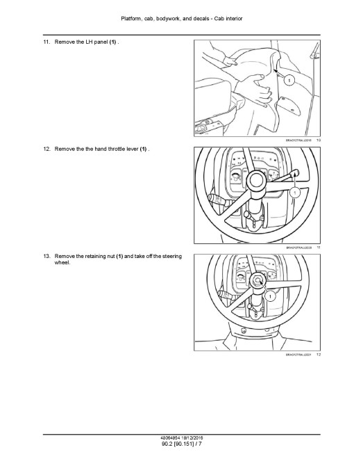 New Holland TD65F, TD75F and TD85F Tractors Service Manual (48064954)