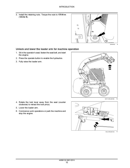 New Holland C227, C232, C237 Compact Track Loaders, L221 and L228 Skid Steer Loaders (Tier 4B final) Service Manual (48068128) New Holland C227, C232, C237 Compact Track Loaders, L221 and L228 Skid Steer Loaders (Tier 4B final) Service Manual (48068128)