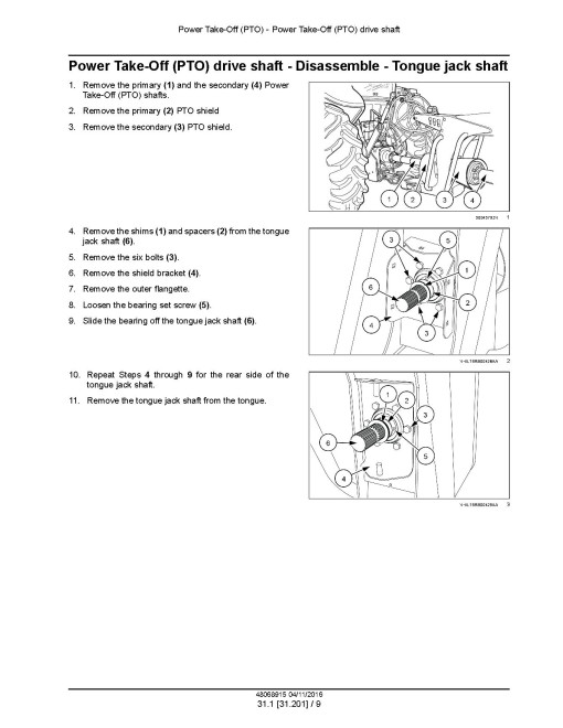 New Holland Discbine H7220 and H7320 Mower-Conditioners Repair Manual (48068915)