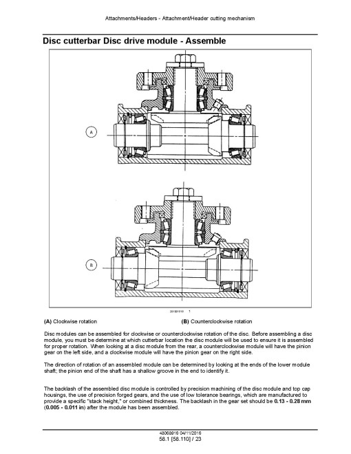 New Holland Discbine H7230 and H7330 Mower-Conditioners Service Manual (48068916) New Holland Discbine H7230 and H7330 Mower-Conditioners Service Manual (48068916)