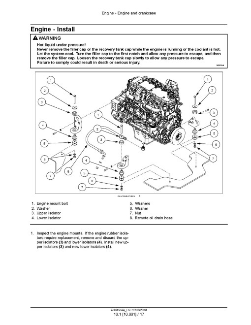 New Holland W130D and W170D Tier 2 Wheeled Loaders Service Manual (48083744) New Holland W130D and W170D Tier 2 Wheeled Loaders Service Manual (48083744)
