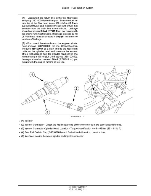 New Holland Speedrower 200 and 240 Tier 3 Self-Propelled Windrowers (North America) Service Manual (48143361)