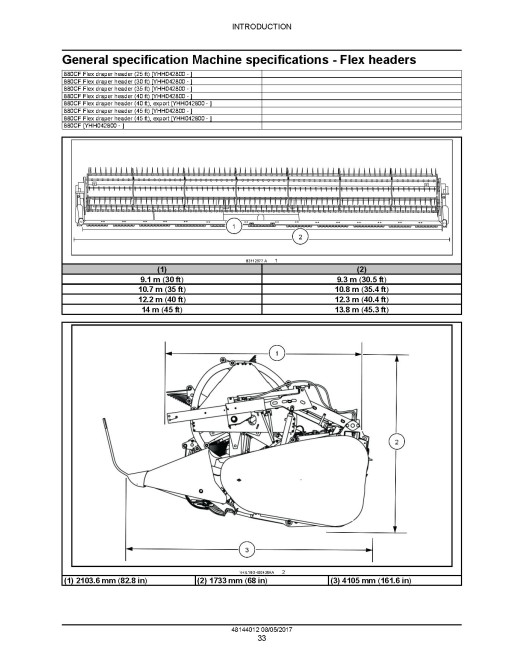 New Holland 840CD and 880CF (SN from YHH042800) Draper Headers Service Manual (48144012) New Holland 840CD and 880CF (SN from YHH042800) Draper Headers Service Manual (48144012)
