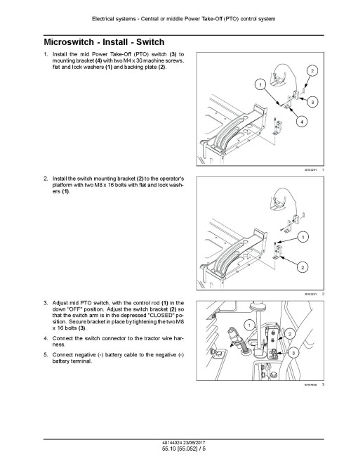 New Holland WorkMaster 35 and 40 Tier 4B Final Compact Tractors (North America) Service Manual (48144024) New Holland WorkMaster 35 and 40 Tier 4B Final Compact Tractors (North America) Service Manual (48144024)