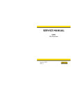 New Holland E30C Tier 4 Final Compact Excavators (North American Edition) Service Manual (48175005)