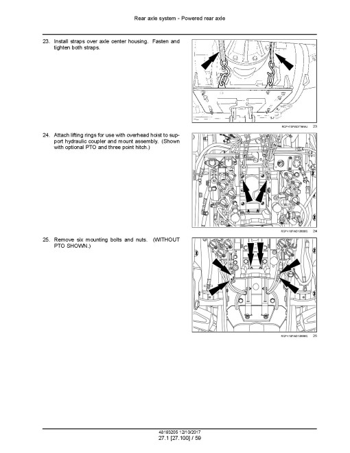 New Holland T9.435, T9.480, T9.530, T9.565, T9.600, T9.645 and T9.700 Tier 4B Final 4WD Articulated Tractors (North America) Service Manual (48193205) New Holland T9.435, T9.480, T9.530, T9.565, T9.600, T9.645 and T9.700 Tier 4B Final 4WD Articulated Tractors (North America) Service Manual (48193205)