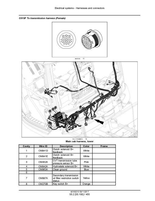 New Holland T9.435, T9.480, T9.530, T9.565, T9.600, T9.645 and T9.700 Stage IV 4WD Articulated Tractors (Europe) Service Manual (48193210)