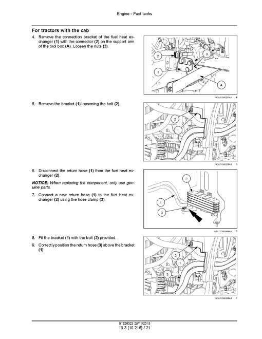 New Holland T4.80V, T4.90V, T4.100V, T4.110V interim Tier 4A Tractors Service Manual (51526023)