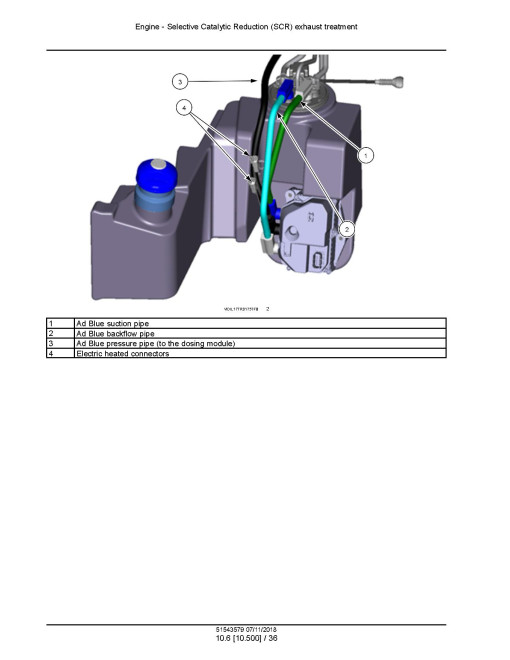 New Holland T5.90, T5.100, T5.110, T5.120 Tier 4B Final Tractors (North America) Service Manual (51543579)