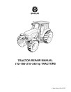 New Holland 8670, 8770, 8870, 8970, G170, G190, G210 and G240 Tractors Repair Manual (6035430100)