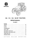 New Holland 100 PS, 115 PS, 135 PS, 160 PS Tractors Repair Manual (6035432100)