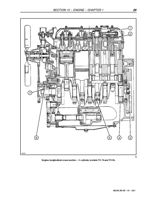 New Holland TK100A, TK65, TK70A, TK75, TK75A, TK76, TK80A, TK85, TK90A and TK95 Crawler Tractors Service Manual (6035438100)