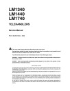 New Holland LM1340, LM1440 and LM1740 Telescopic Handlers Service Manual (6036701002)