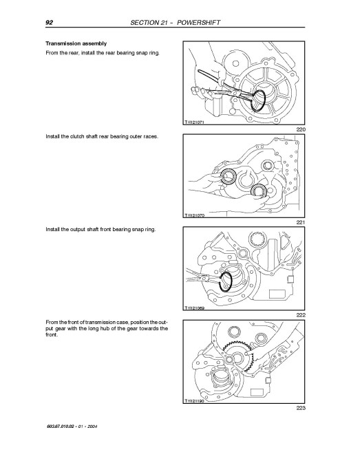 New Holland LM1340, LM1440 and LM1740 Telescopic Handlers Service Manual (6036701002)