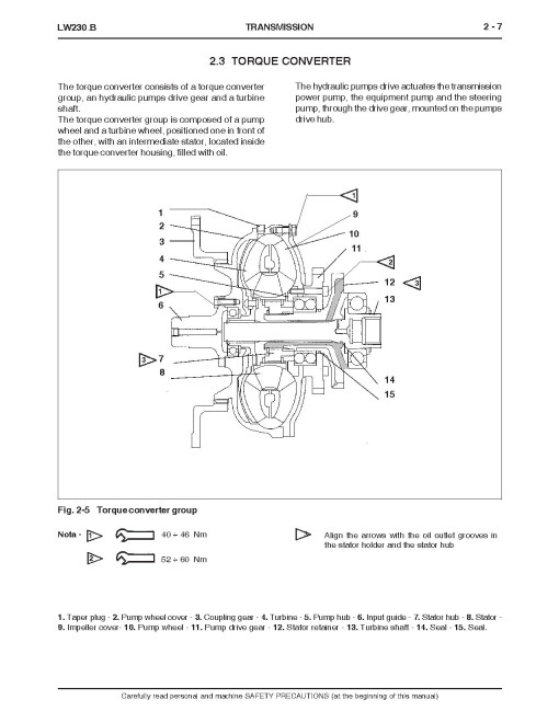New Holland LW230.B Wheeled Loaders Service Manual (6036706100NA) New Holland LW230.B Wheeled Loaders Service Manual (6036706100NA)
