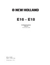New Holland E16 and E18 Compact Excavators Workshop Manual (60413396)