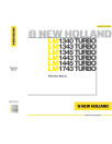 New Holland LM1340 TURBO, LM1343 TURBO, LM1345 TURBO, LM1443 TURBO, LM1445 TURBO and LM1743 TURBO Telescopic Handlers Workshop Manual (6041354201)
