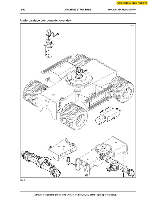New Holland MH 5.6, MH City and MH Plus Wheeled Excavators Workshop Manual (60413557) New Holland MH 5.6, MH City and MH Plus Wheeled Excavators Workshop Manual (60413557)