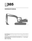 New Holland E385 Tier 3 Crawler Excavators Workshop Manual (60413679)