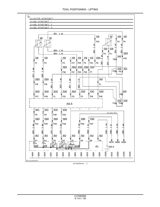 New Holland CL560, CS520, CS540, CS640 and CS660 Combines Repair Manual (6043401100)